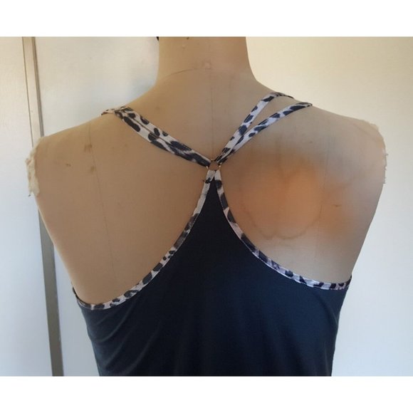 Victoria's Secret cheetah animal print gray white camisole tank lingerie M - Picture 6 of 12